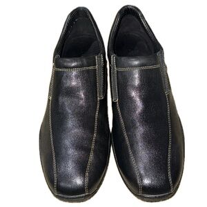 👞🏢 COLE HAAN Nike Air Leather Slip-On Loafers Black Y2K Comfort Shoes, Men’s 9.5